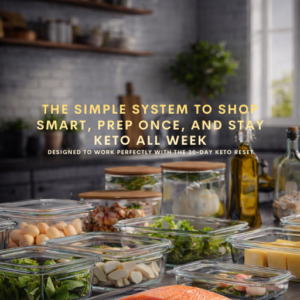 • busy keto lifestyle • keto without stress • keto consistency • easy keto plan • keto on autopilot